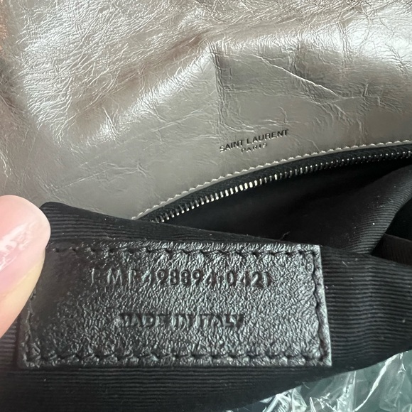 Like New YSL Niki Medium Bag Color Fog - Picture 15 of 17